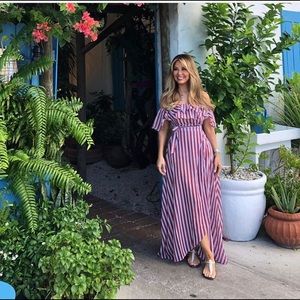 SHEIN / Strapless Maxi Dress